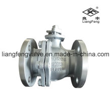 10K JIS Ball Valve Flange End with Stainless Steel